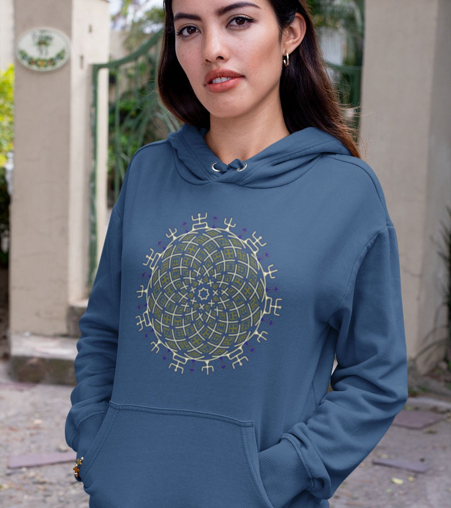 Vortex Cross Hoodie Choice of Colors — Image 2 by Symbolika