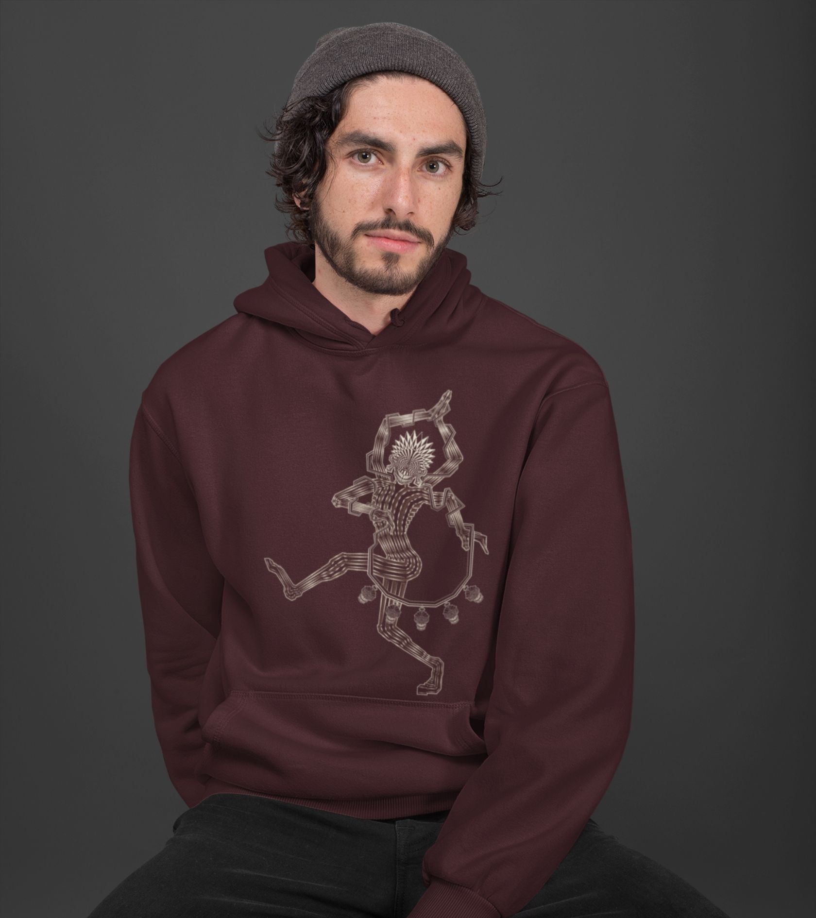 Mahakala Hoodie Choice of Colors — Image 5 by Symbolika