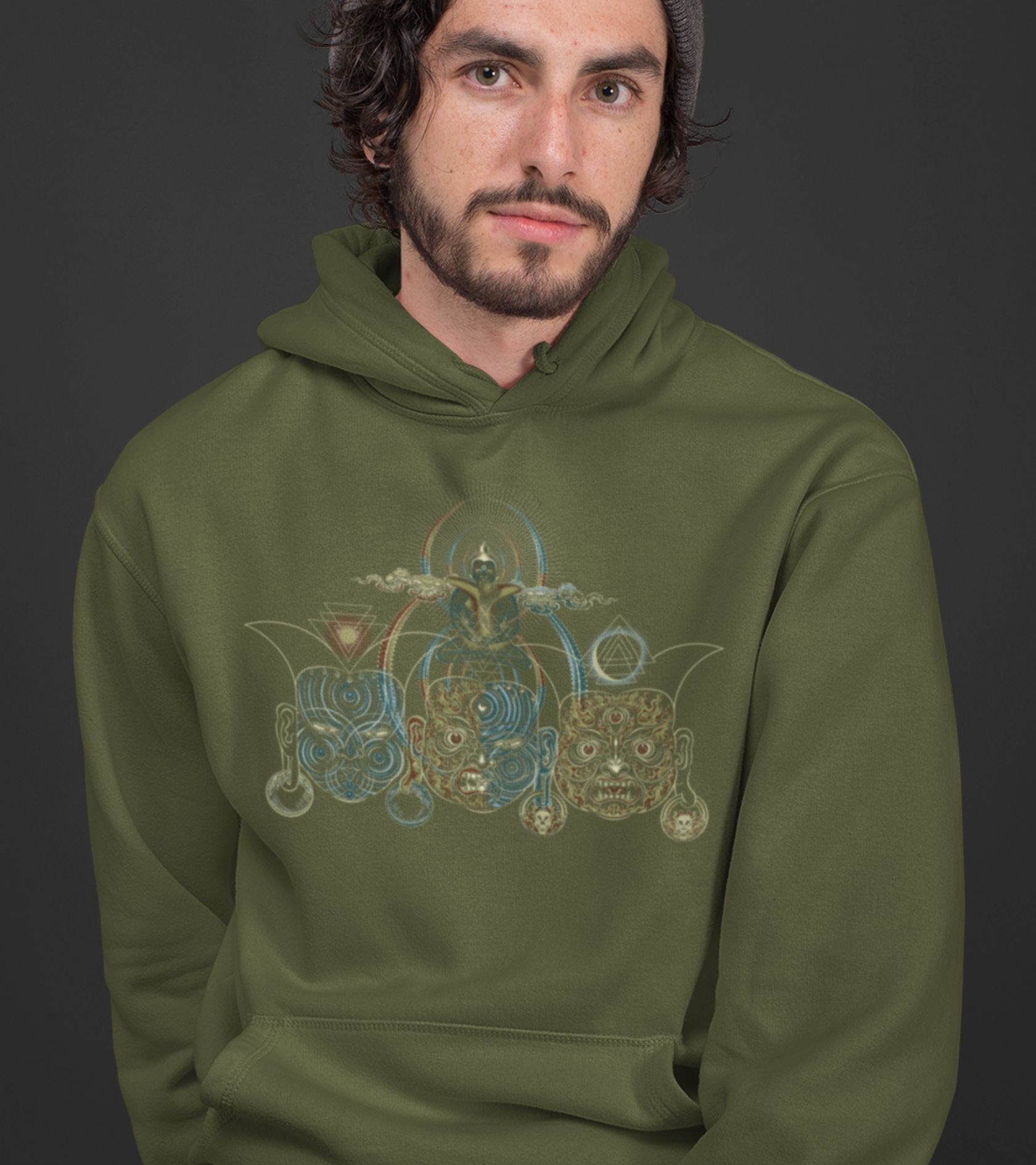 Tripura Hoodie Choice of Colors — Image 2 by Symbolika