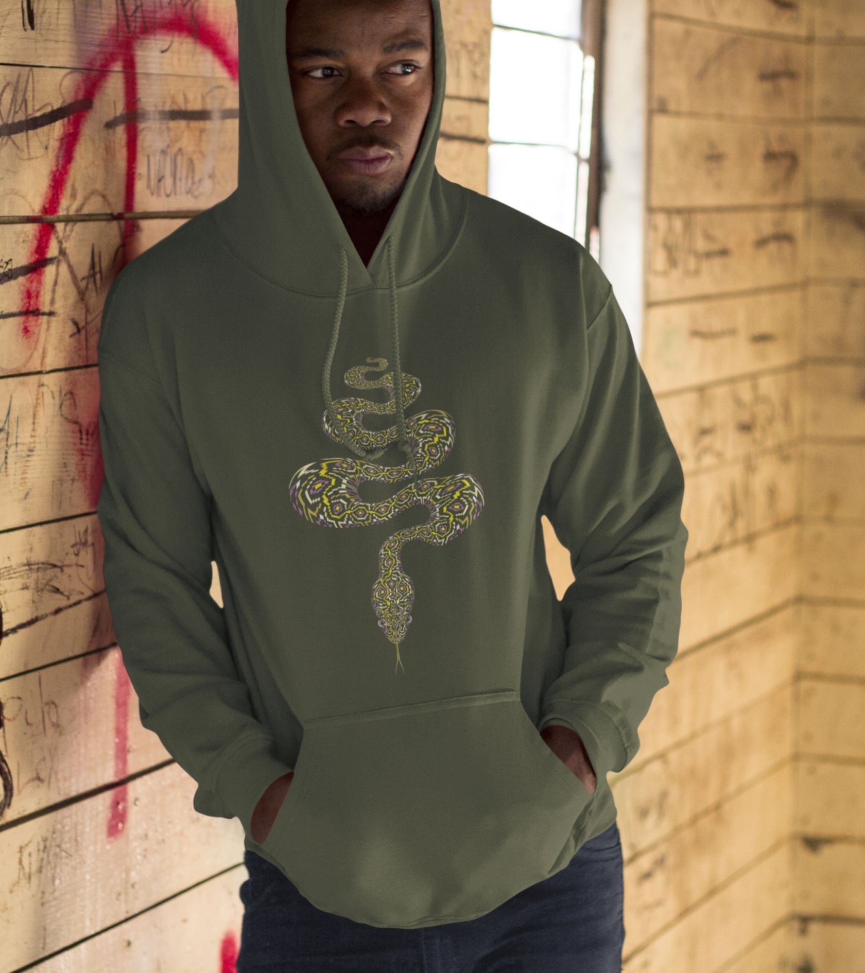 Anakonda Hoodie Choice of Colors — Image 2 by Symbolika