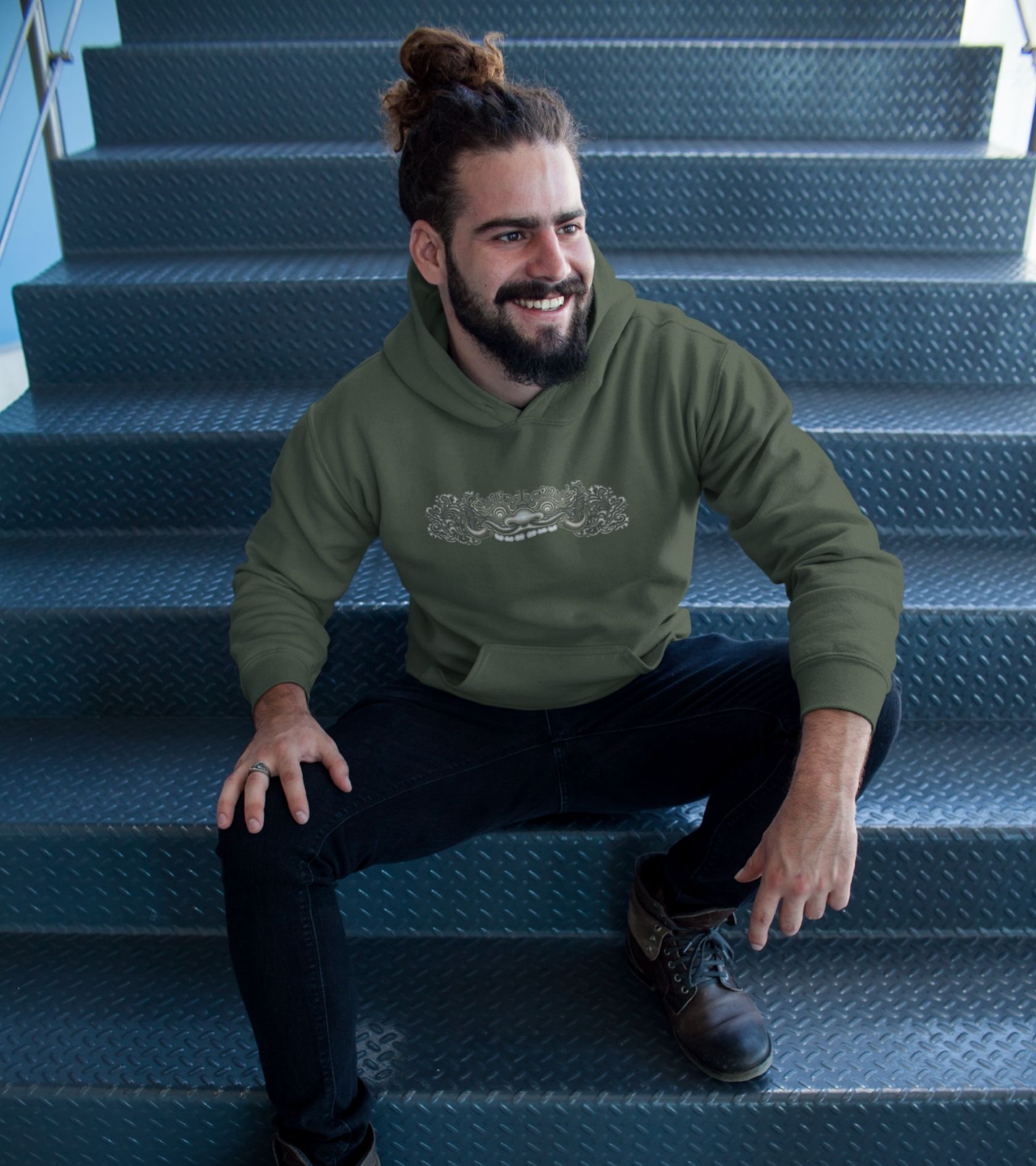 Bhoma Hoodie Choice of Colors — Image 4 by Symbolika