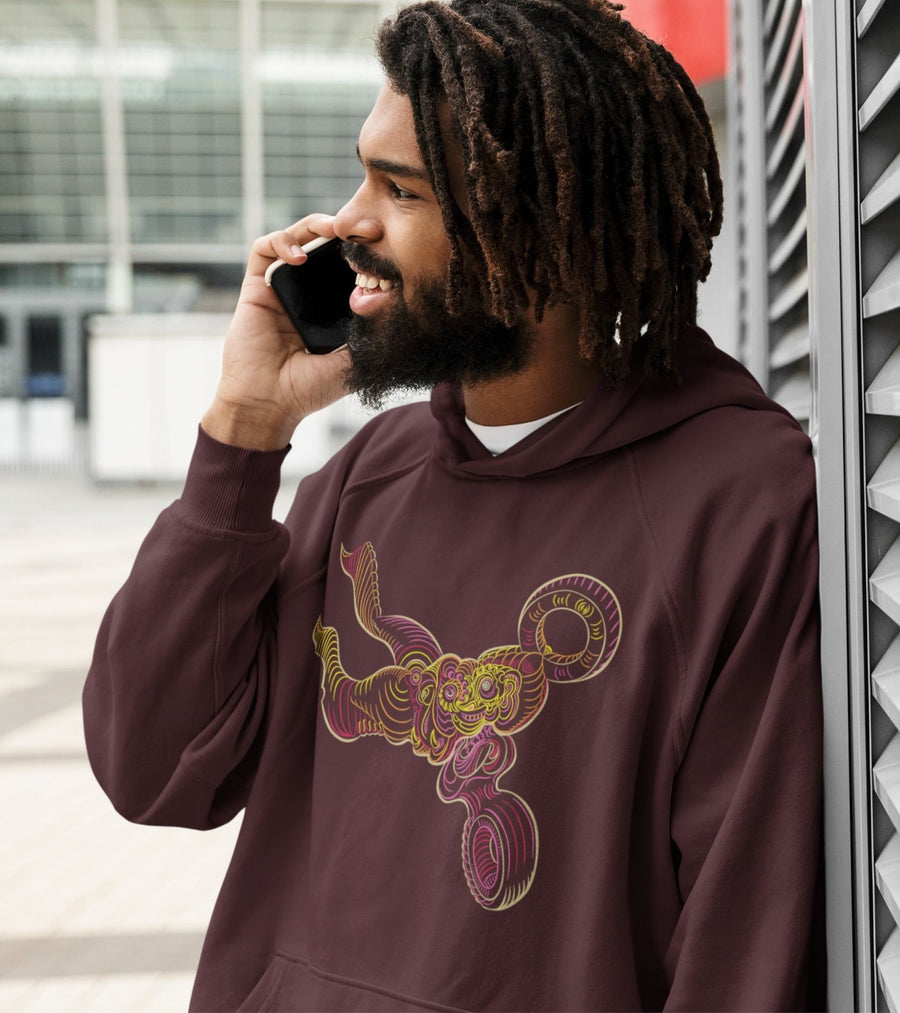 Scissored Hoodie Choice of Colors — Image 4 by Symbolika