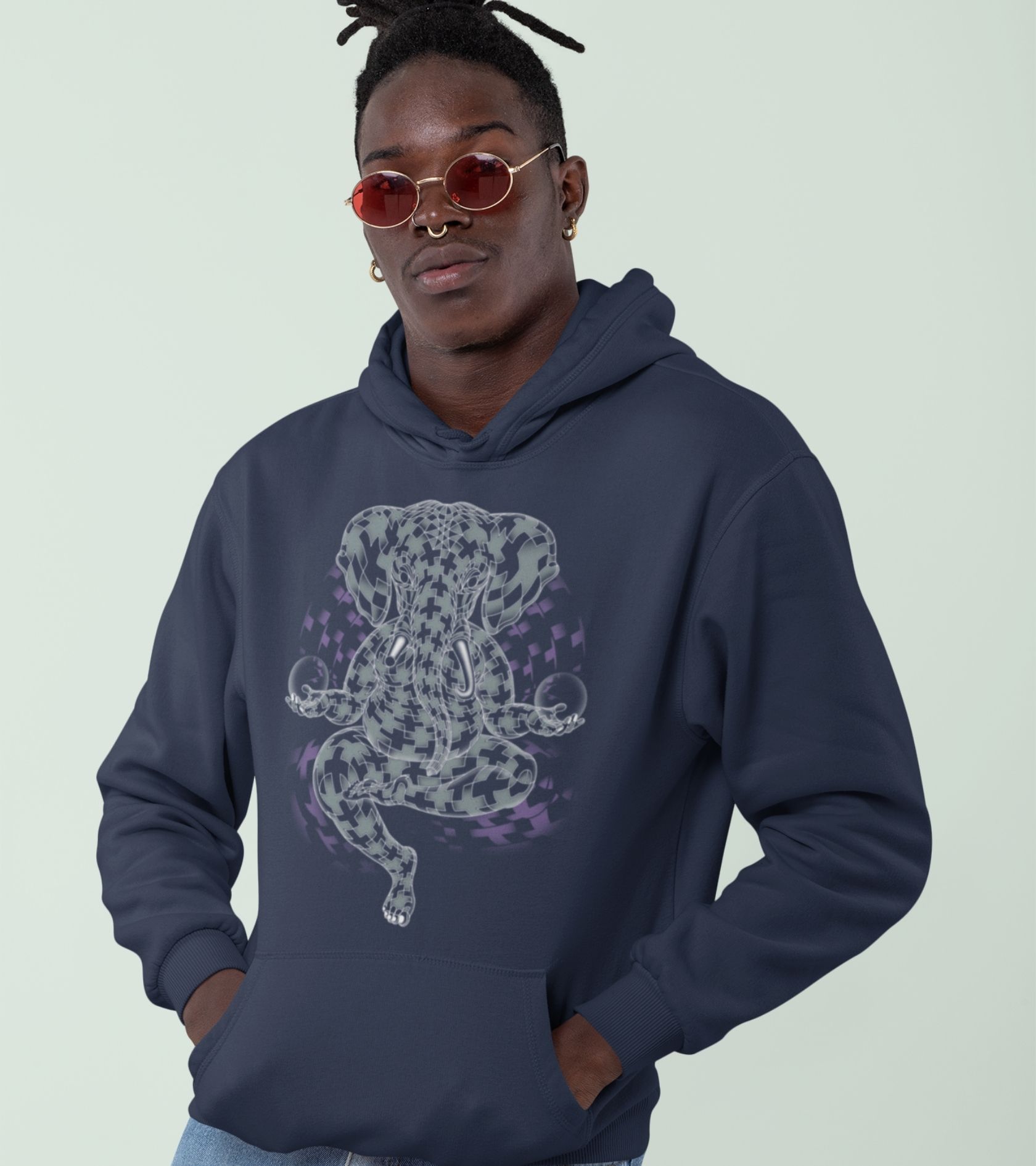 Ganescher Hoodie Choice of Colors — Image 4 by Symbolika