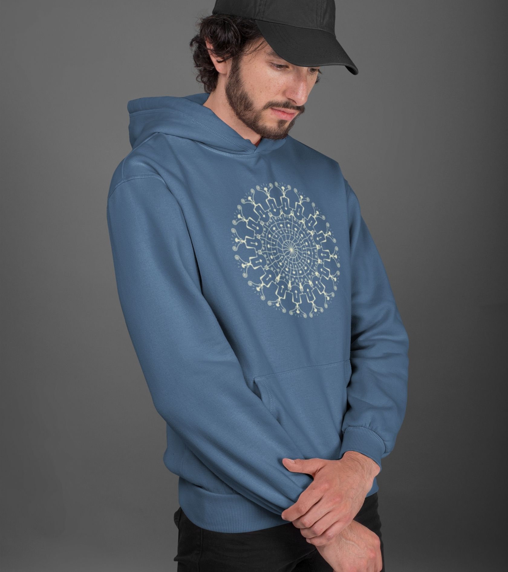 Shrooms Hora Hoodie Choice of Colors — Image 5 by Symbolika