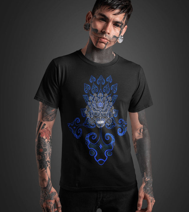 Gulgalta Blue Edition – Herren-T-Shirt auf Bestellung gefertigt