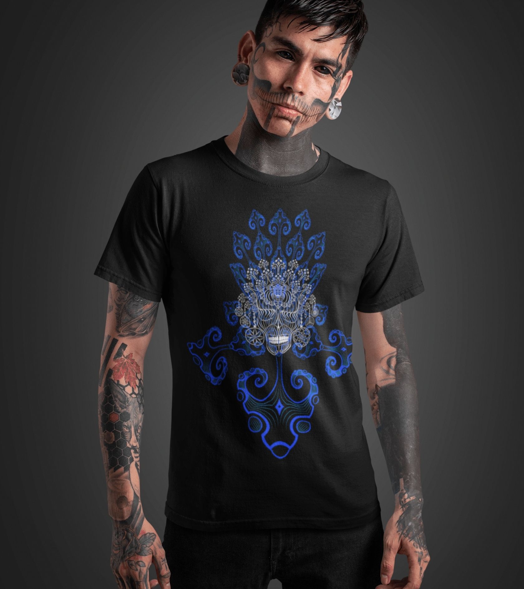 Gulgalta Blue Edition - Men T-Shirt Made to order - symbolika