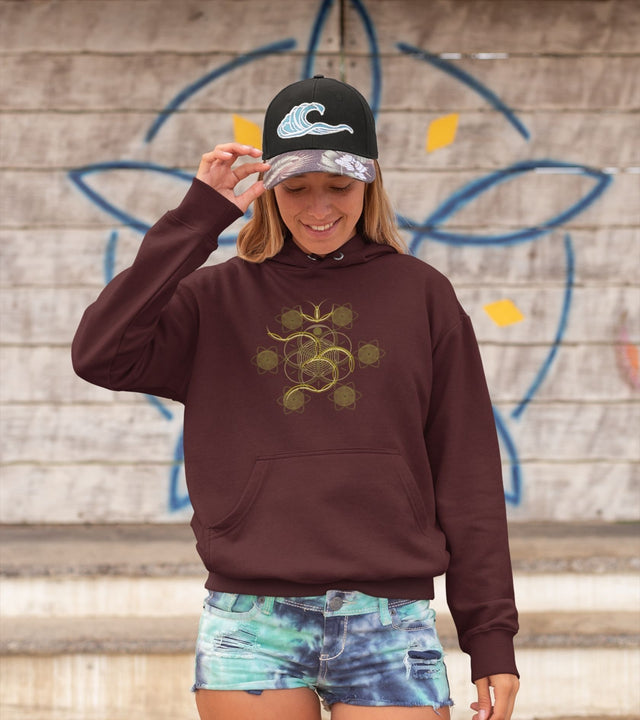 Blume des Lebens - OM - Unisex Hoodie - Auf Bestellung - Farbauswahl