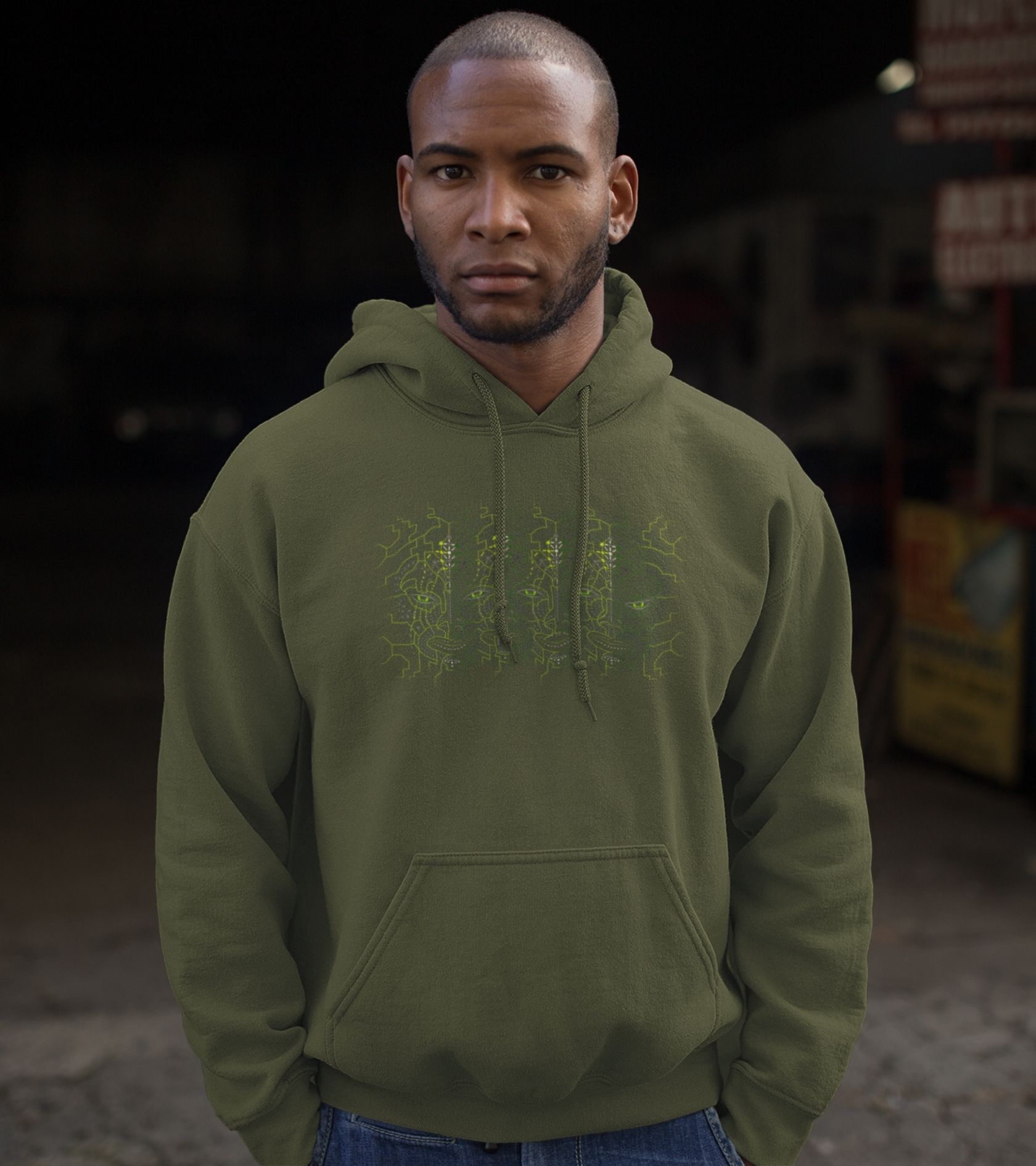 4th Dimension Hoodie Choice of Colors — Image 3 by Symbolika