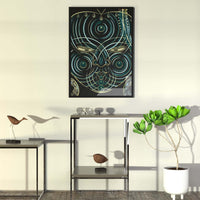 YogaBhoga Water Face Framed Poster