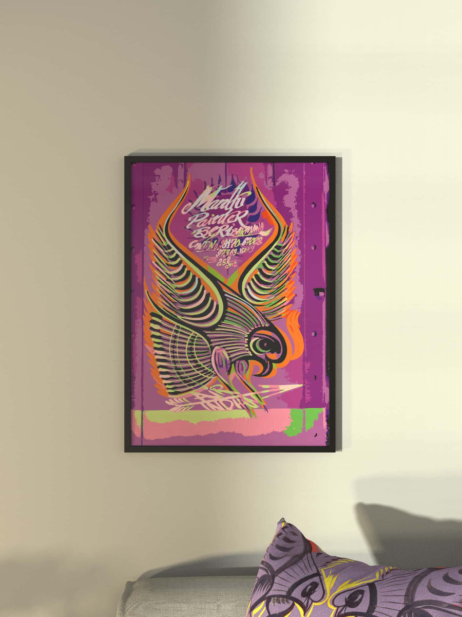 Air India Tata Bird Framed Poster - symbolika
