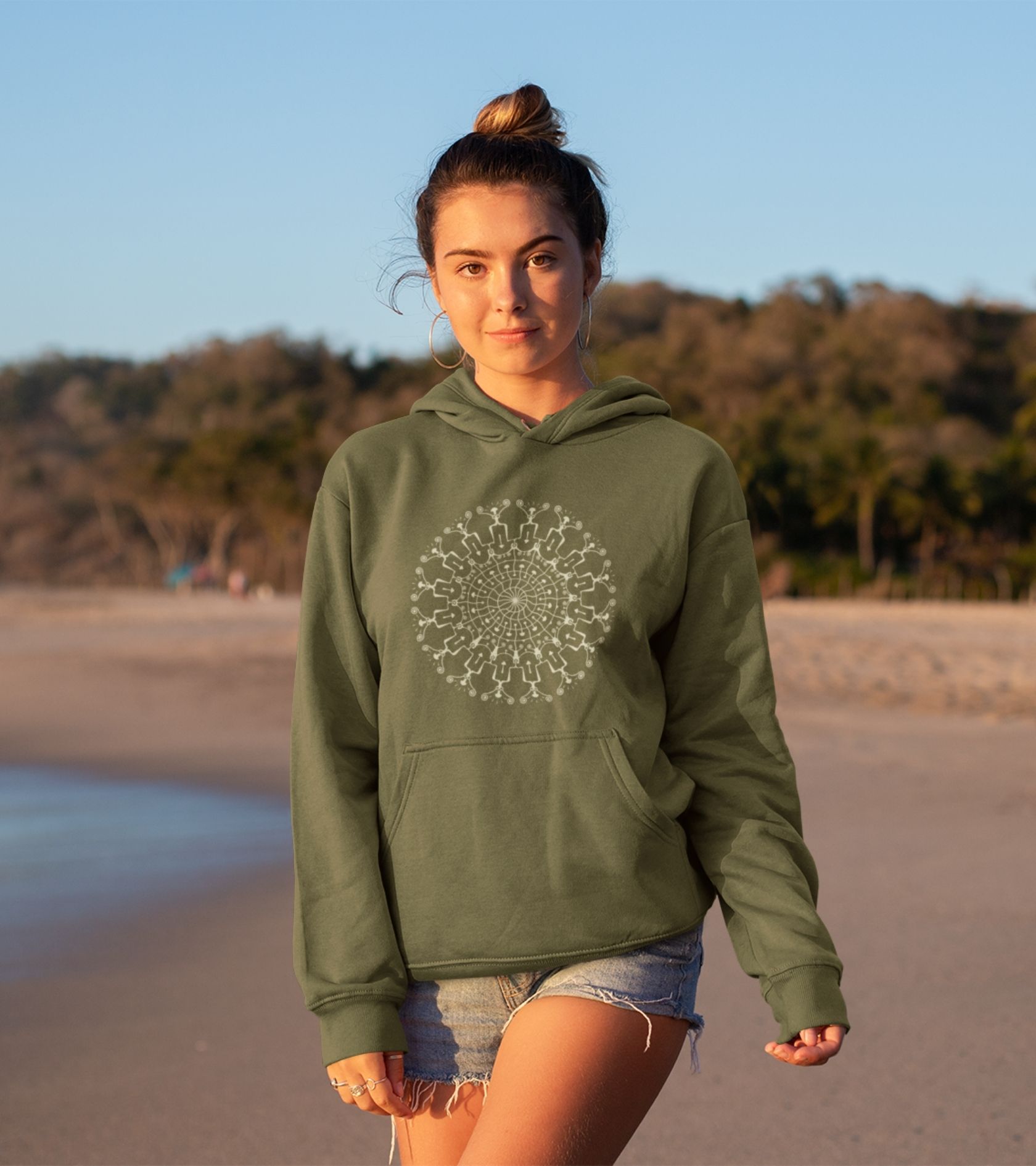 Shrooms Hora Hoodie Choice of Colors — Image 2 by Symbolika
