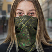 Fractal Forest Neck Gaiter – Oliv