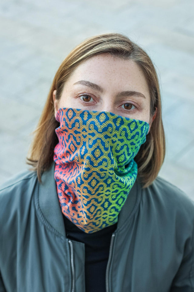 Shipibo Icaro Art Neck Gaiter