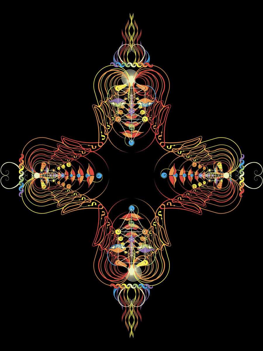 InhalExhale Cross T-Shirt Choice of Colors — Image 2 by Symbolika