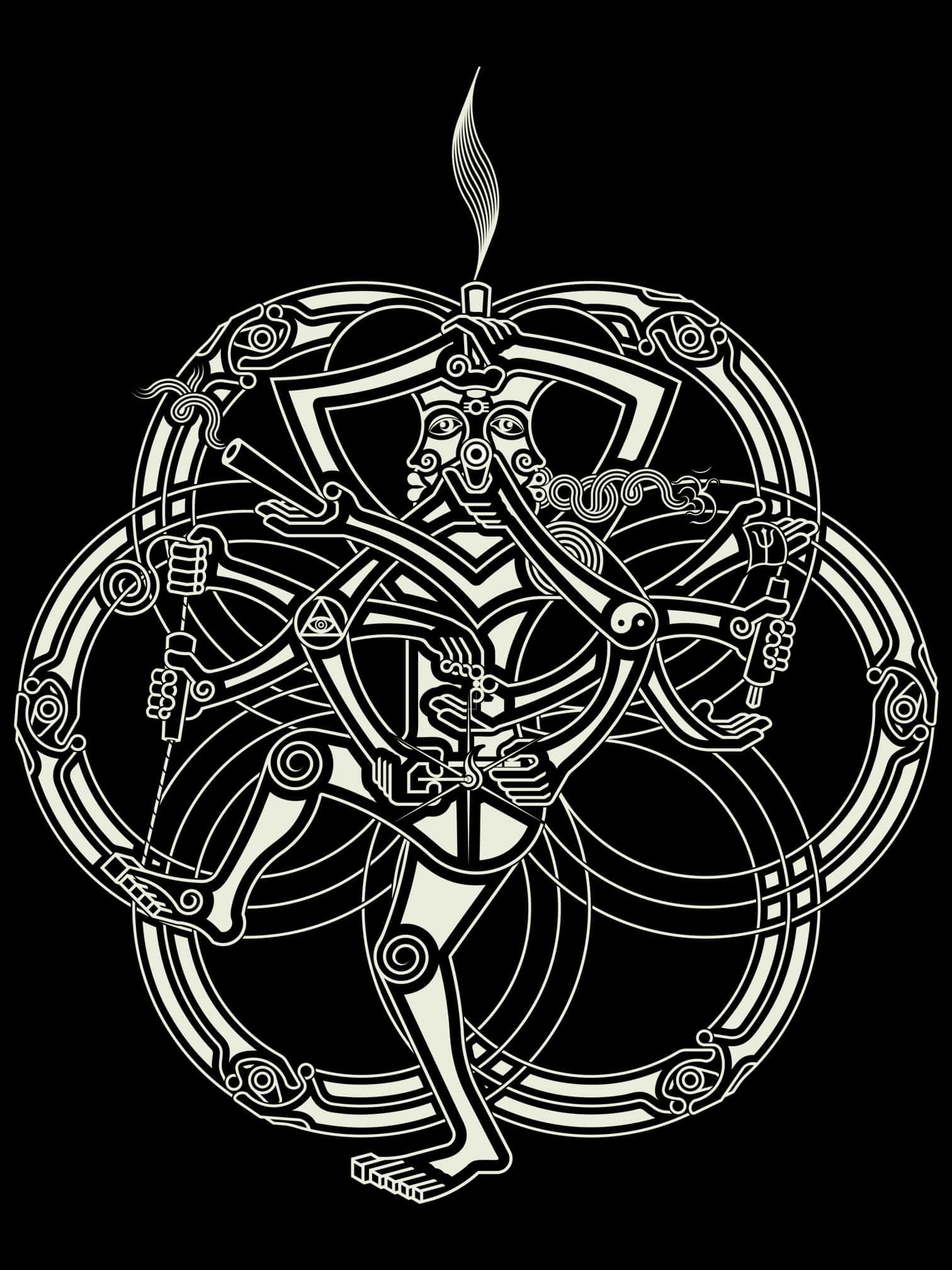 Chillum Yoga T-Shirt Choice of Colors — Image 2 by Symbolika