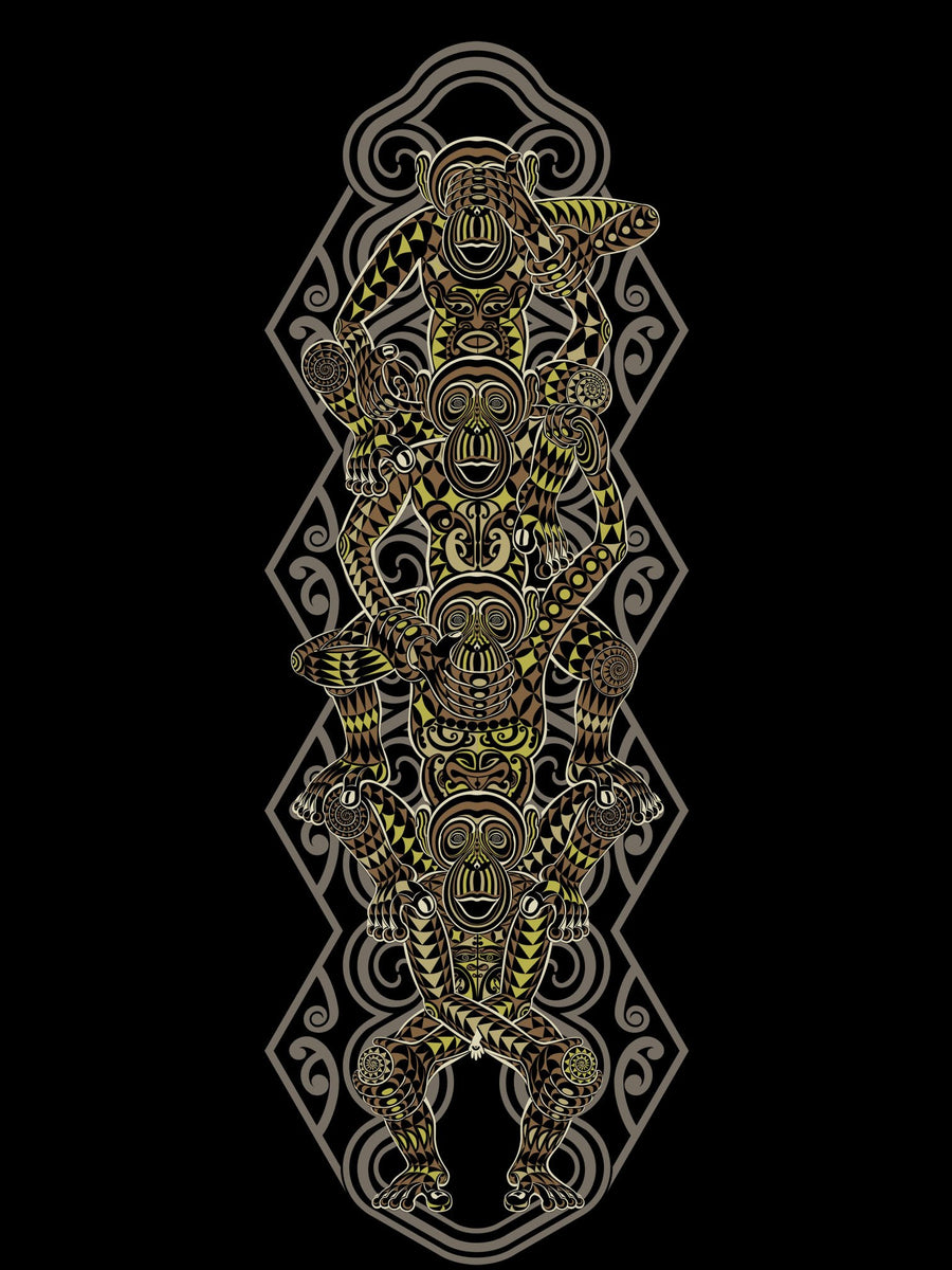 Monkey 4 Monkey T-Shirt Choice of Colors — Image 2 by Symbolika