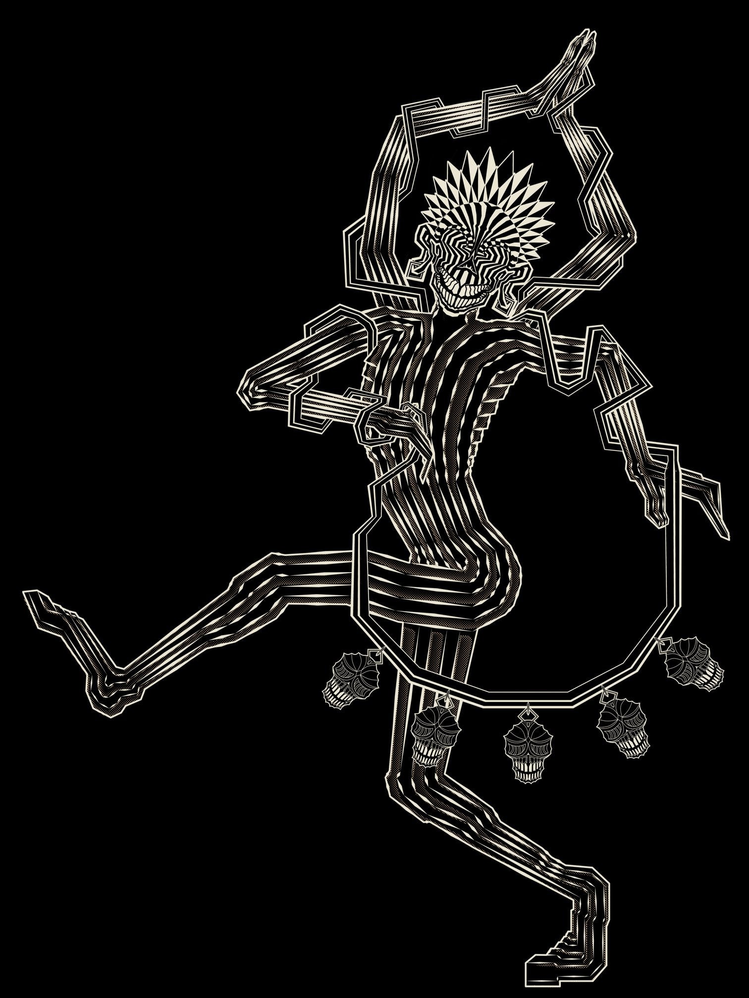 Mahakala T-Shirt Choice of Colors — Image 2 by Symbolika
