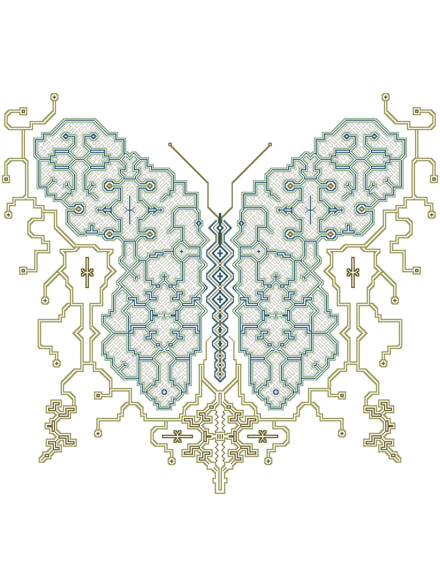 Shipibo Butterfly T-Shirt — Image 2 by Symbolika