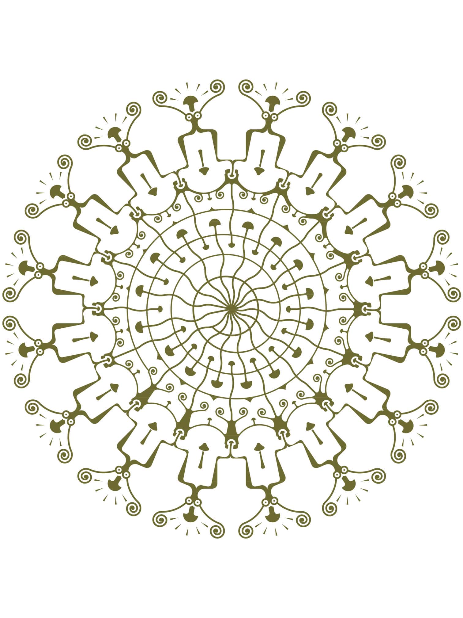 Shrooms Hora T-Shirt — Image 2 by Symbolika