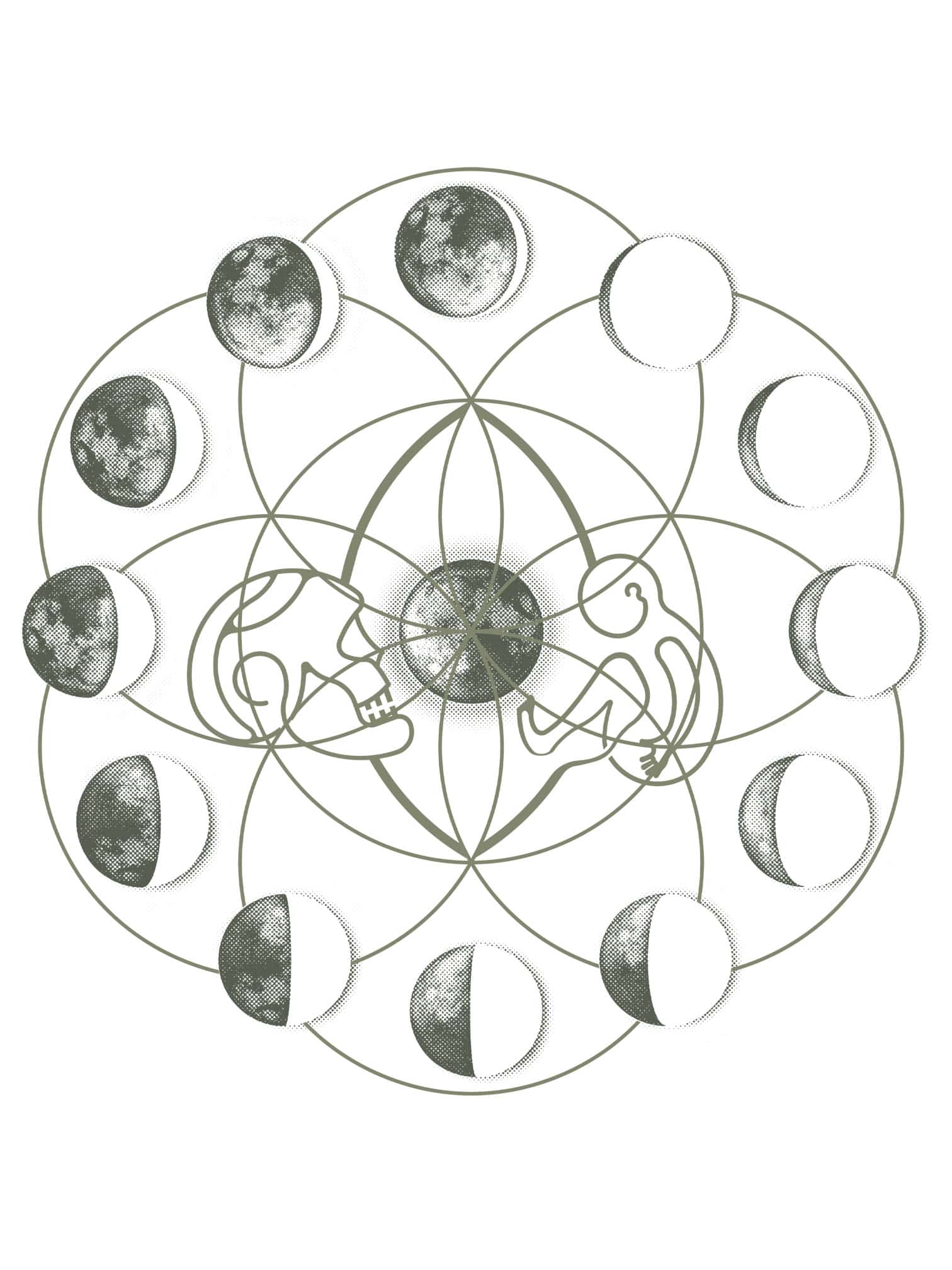 Moon Time T-Shirt — Image 2 by Symbolika