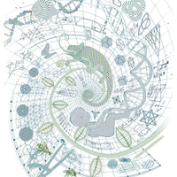 Camiseta The BluePrint 1 - Land - Hombre - Hecha a medida - Blanca