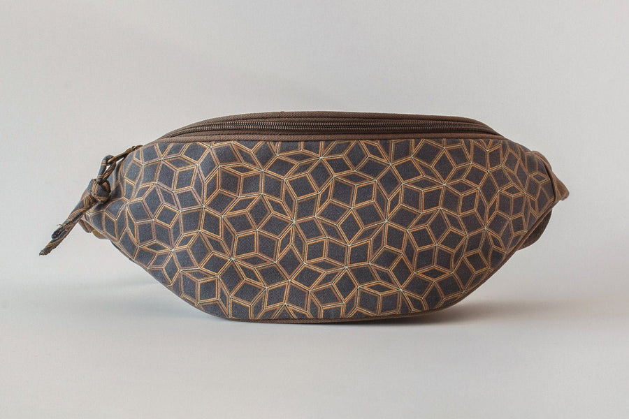 Penrose Fanny Pack — Mathematical Tiling Art Fanny Pack - Front View by Symbolika