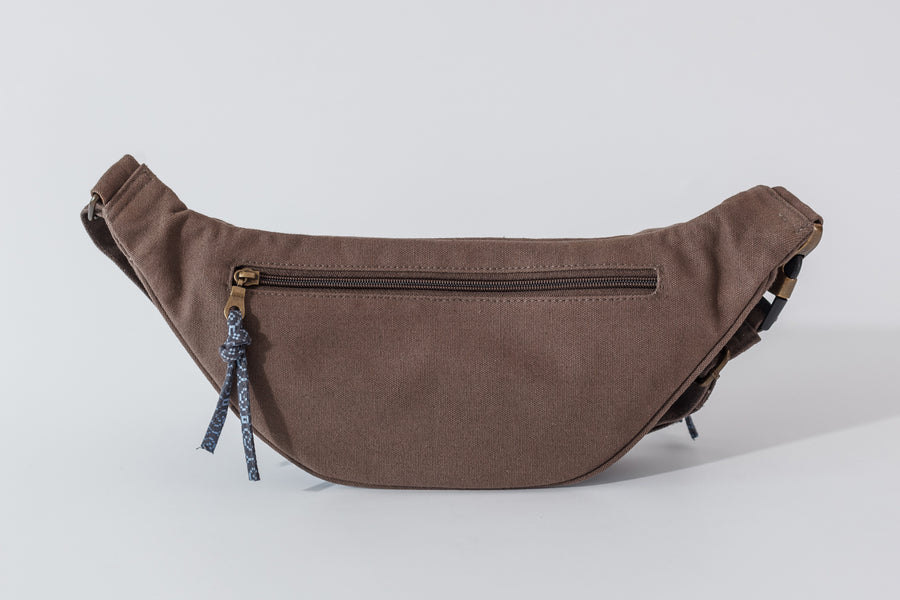 Shipibo-Conibo Lava Grey Fanny Pack - Grey