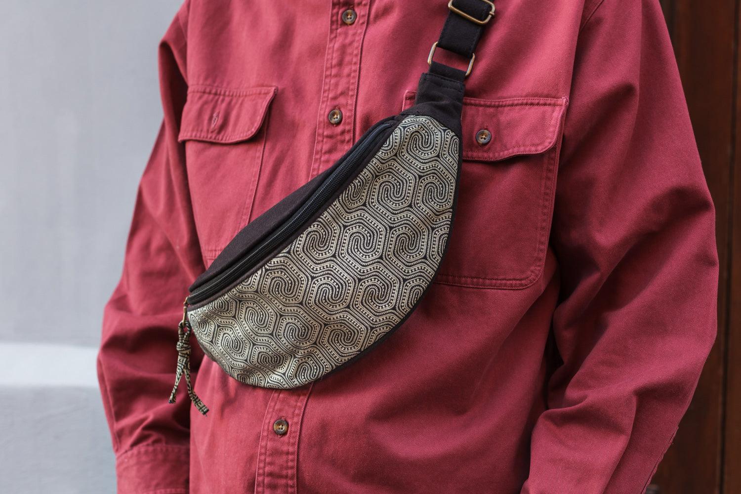 Morcels Mono Gürteltasche – Schwarz