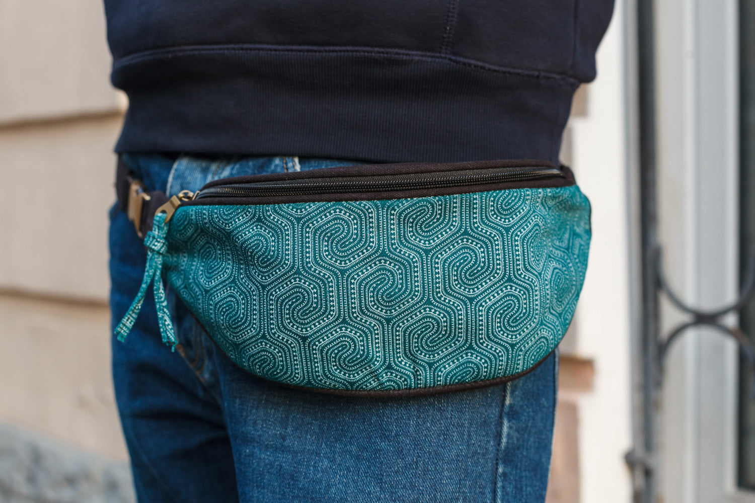 Morcels Mono-Gürteltasche – Smaragd