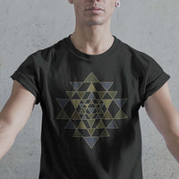 Shri Yantra Men T-Shirt - Made to order - Choice of Colours