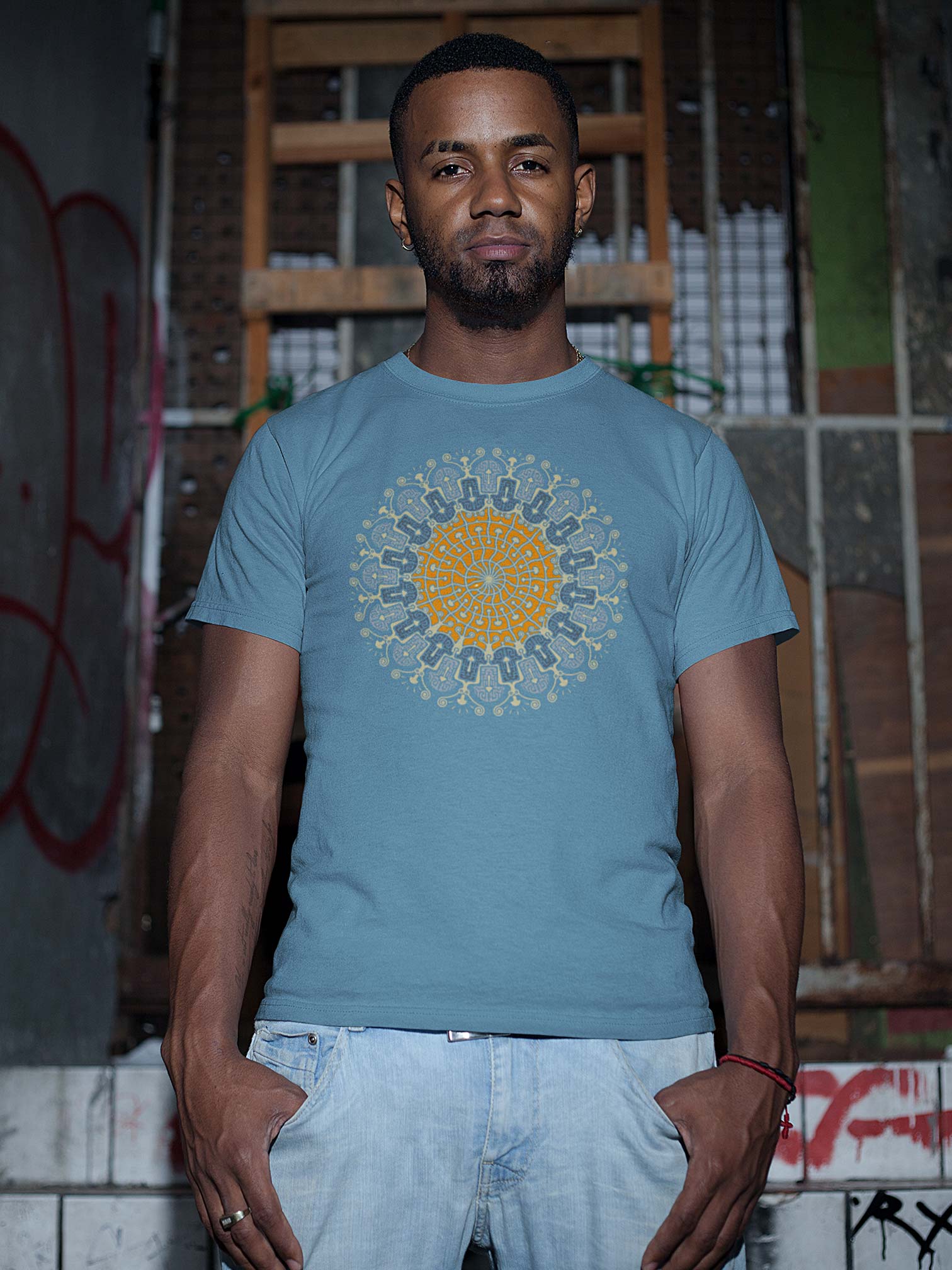 Shrooms Hora T-Shirt Choice of Colors — Image 2 by Symbolika