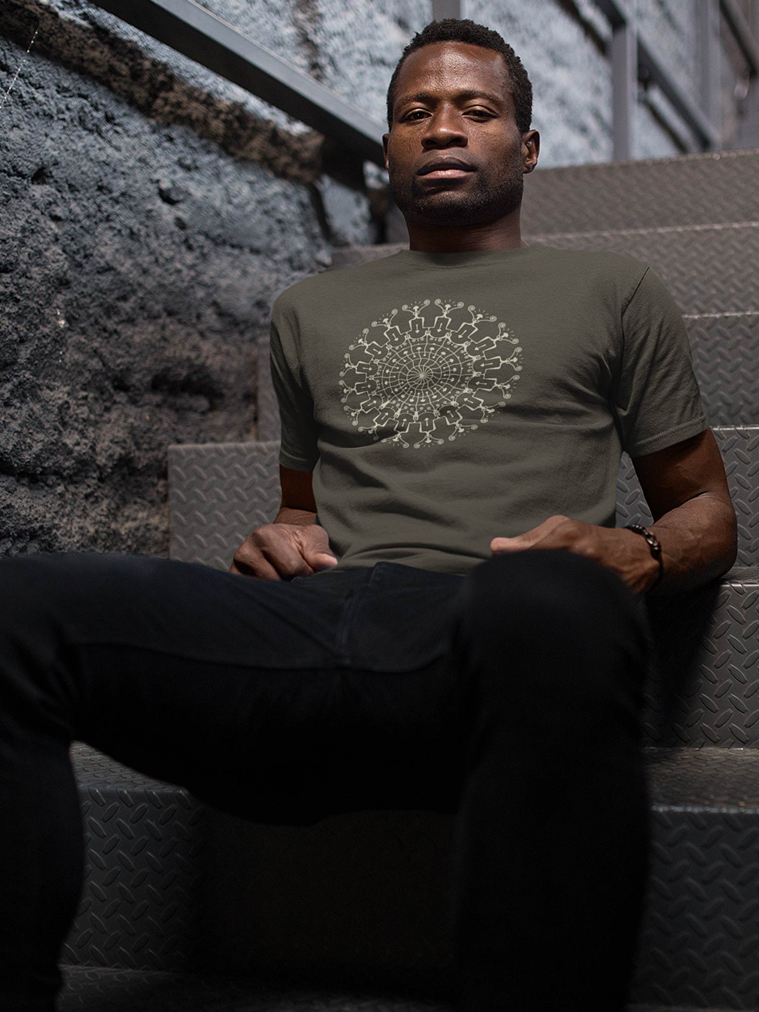 Shrooms Hora T-Shirt Choice of Colors — visionary art by Symbolika