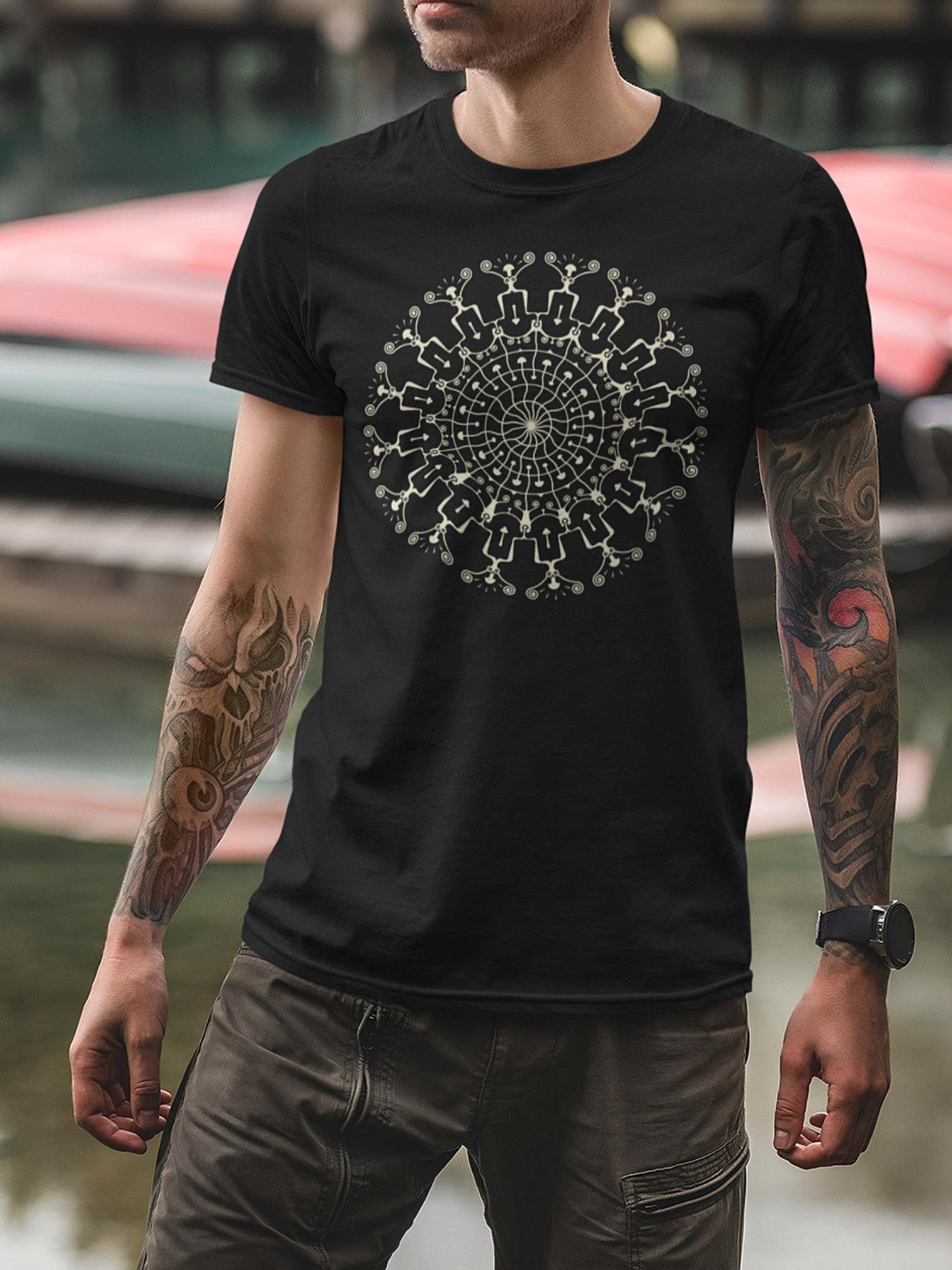 Shrooms Hora T-Shirt Choice of Colors — Image 3 by Symbolika