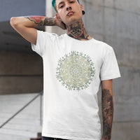 Vortex Cross Men T-Shirt - White - Made to order