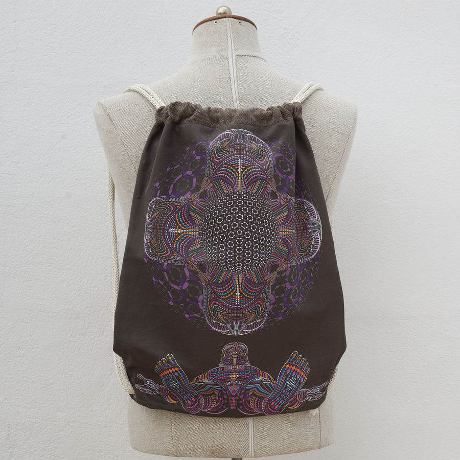 DMT HD Drawstring Bag — Psychedelic Mandala Art Drawstring Bag - Image 6 by Symbolika