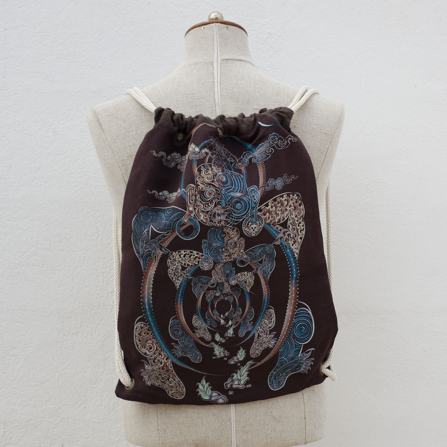 Yogabhoga Drawstring Bag Drawstring Bag - Festival Fashion by Symbolika