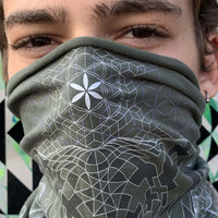 Ganescher Halsmanschette – Olivgrün