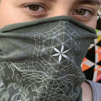 Ganescher Halsmanschette – Olivgrün