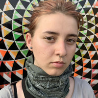 Ganescher Halsmanschette – Olivgrün