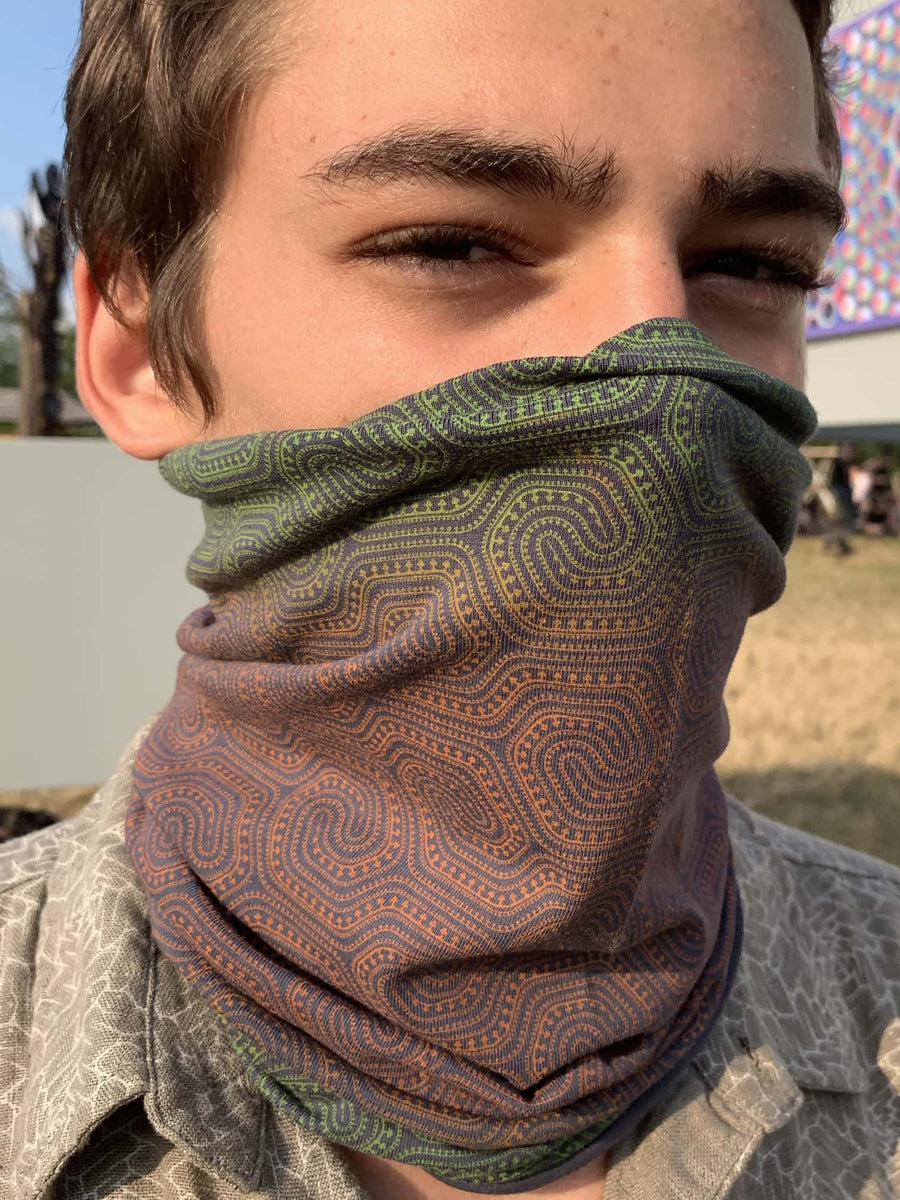 Morecels Gradient Neck Warmer and Dust Mask - symbolika