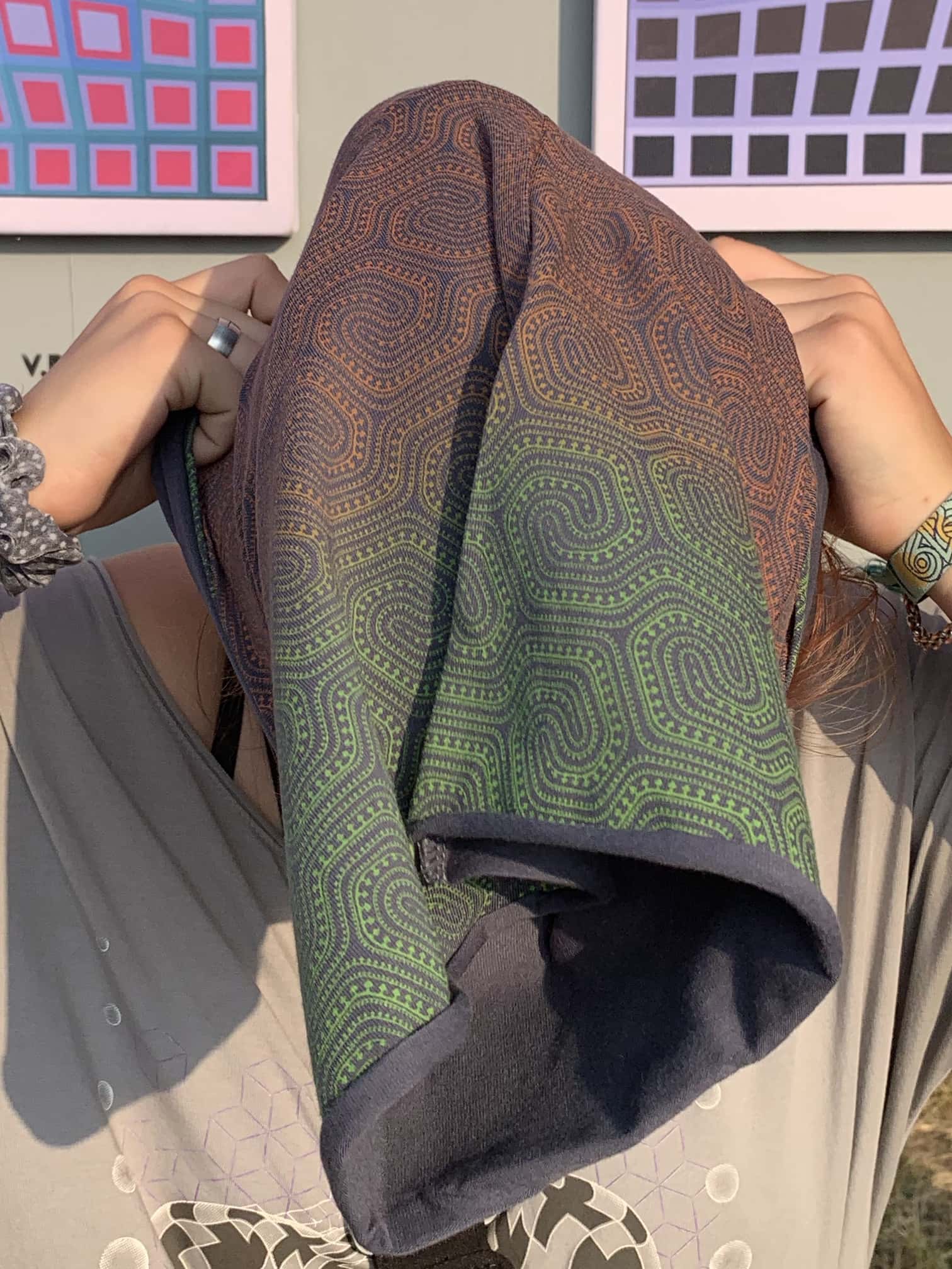 Morecels Gradient Neck Warmer and Dust Mask - symbolika