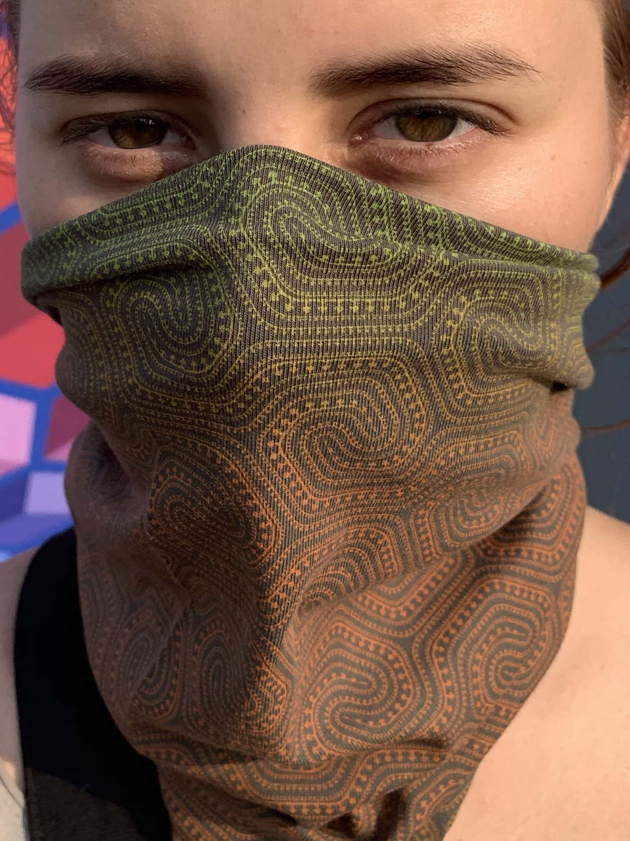 Morecels Gradient Neck Warmer and Dust Mask - symbolika