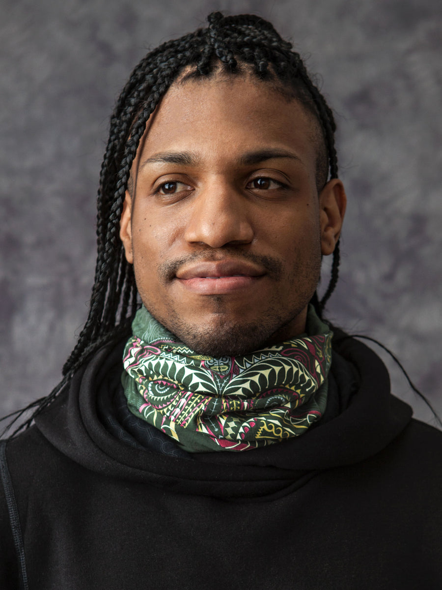 Ta Wise Monkey Neck Gaiter Olive — Image 3 by Symbolika