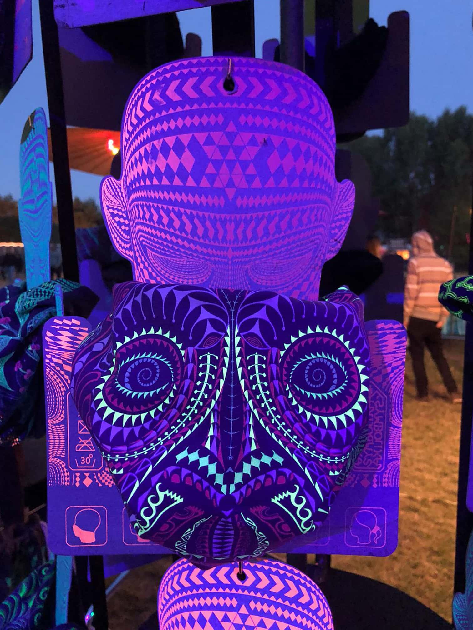 Ta Moko Neck Warmer and Dust Mask - symbolika