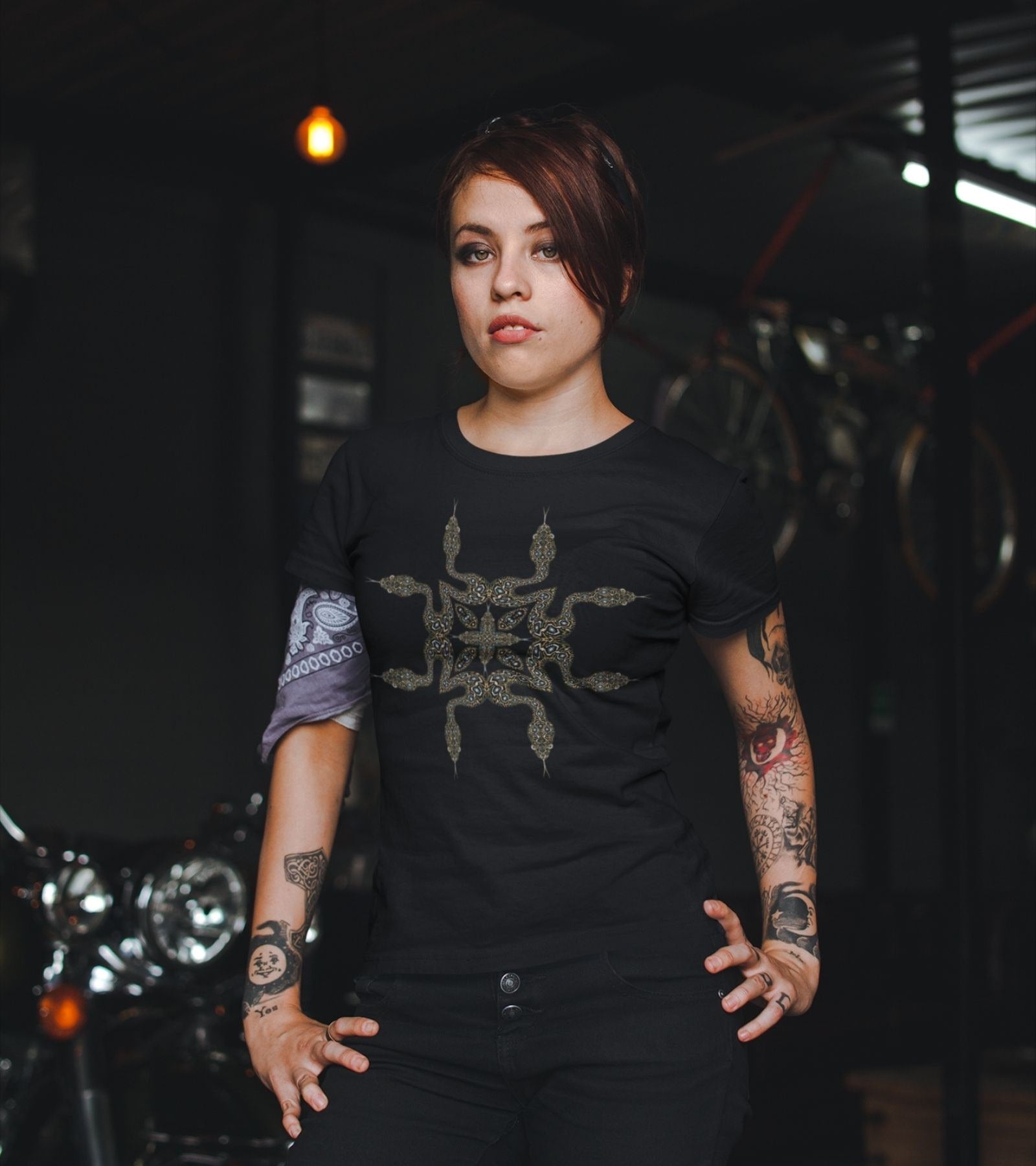 Anakonda Quad Women T-Shirt - Made to order - Choice of Colours - symbolika