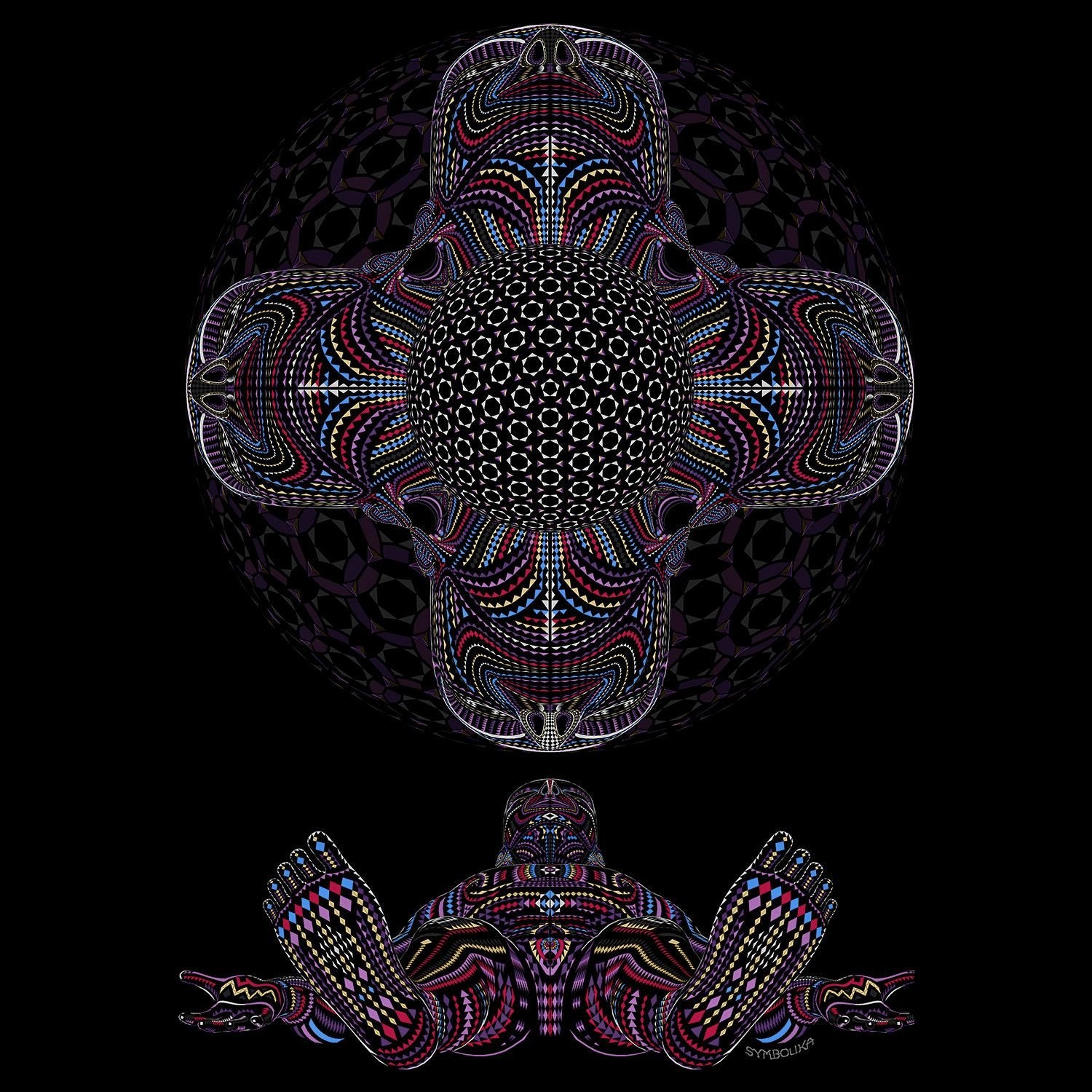 DMT HD T-Shirt Olive — Image 4 by Symbolika