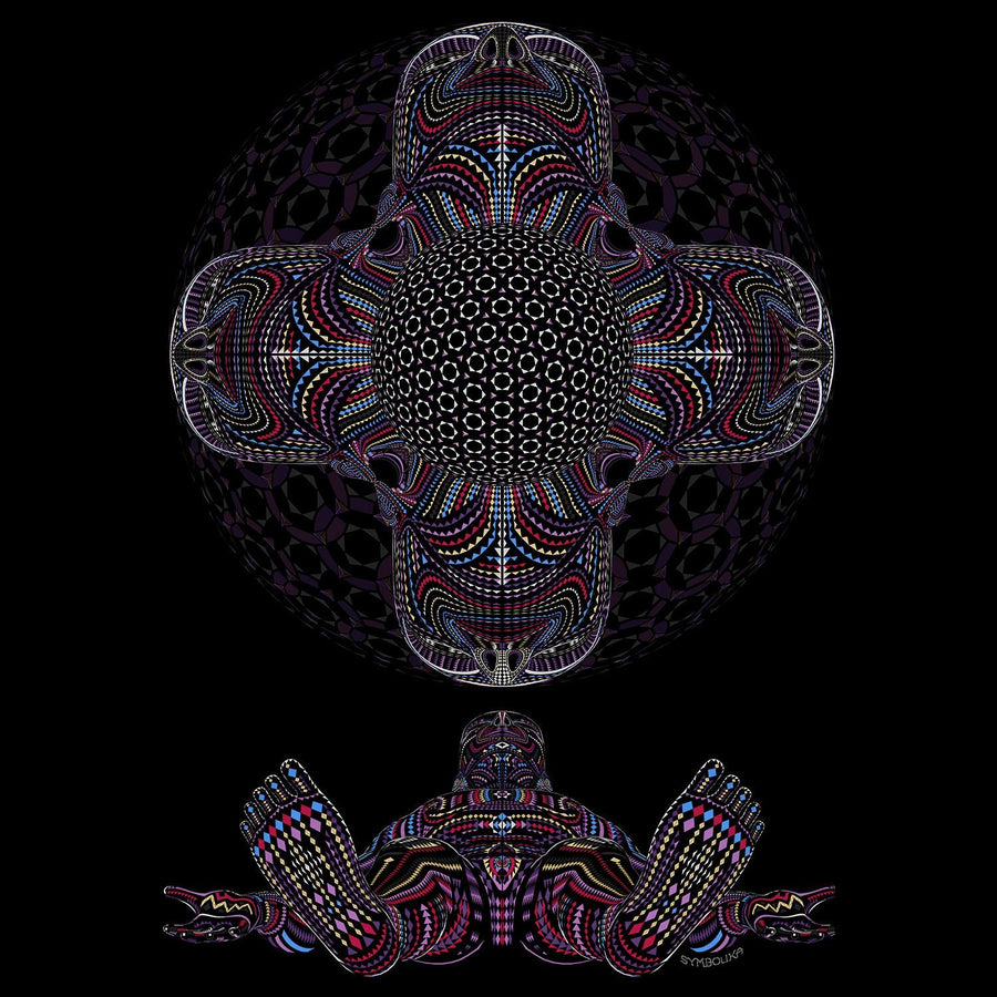 DMT HD T-Shirt Olive — Image 4 by Symbolika