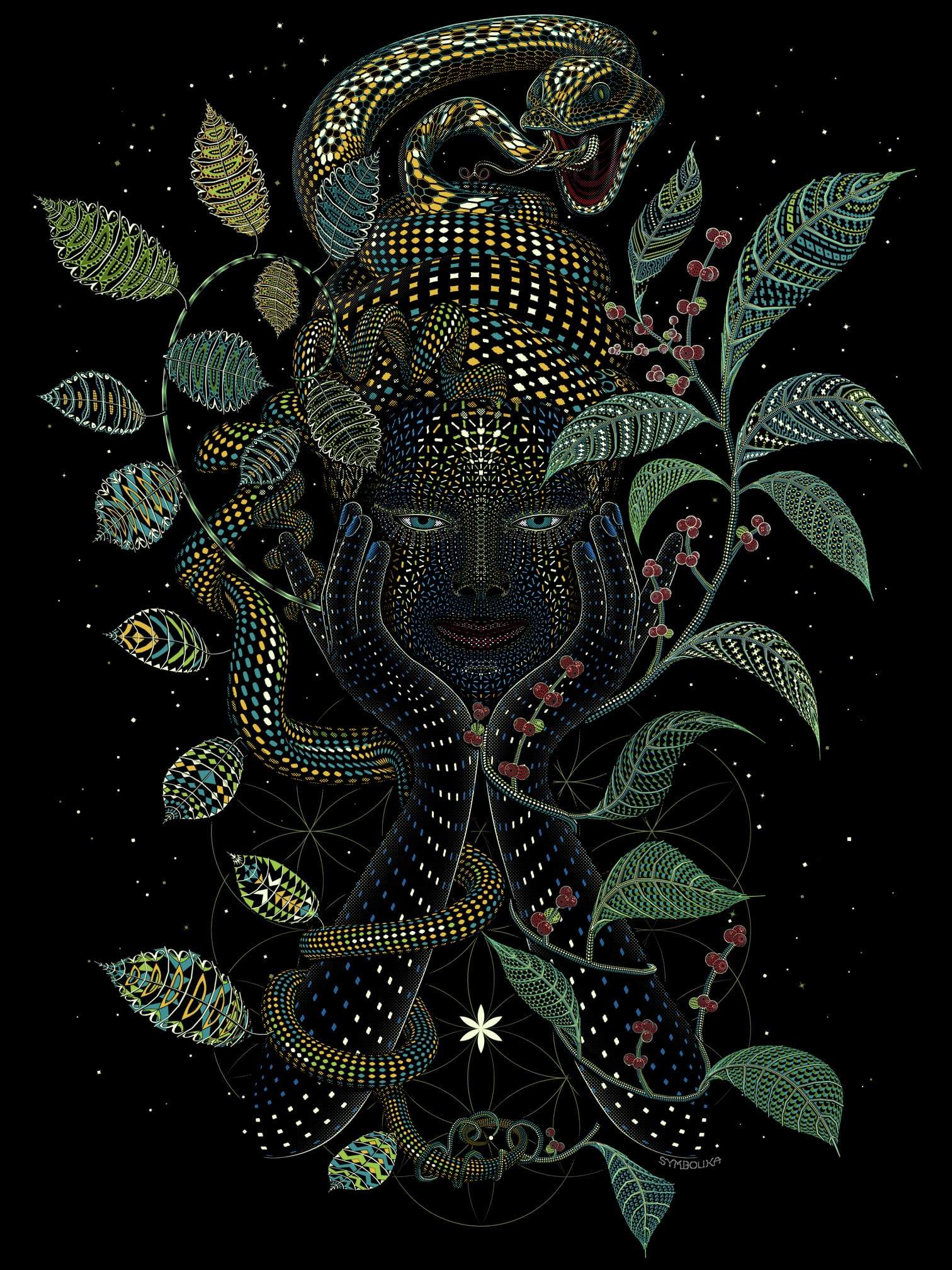 Aya T-Shirt Olive — Image 7 by Symbolika