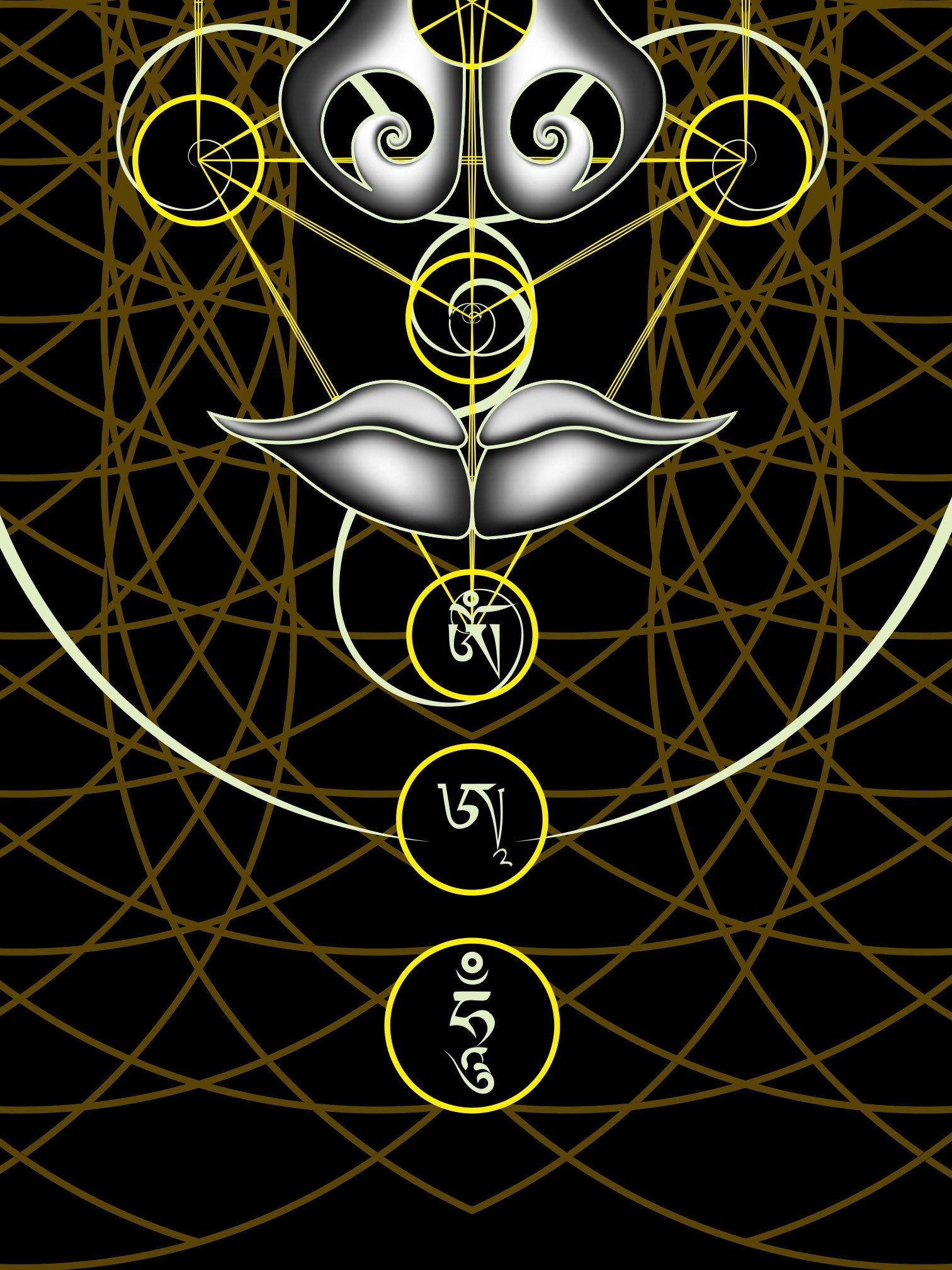 Buddha Vibes T-Shirt Black — Image 20 by Symbolika