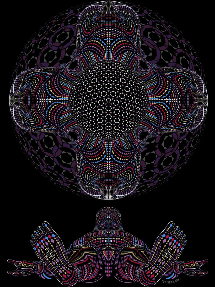 DMT HD T-Shirt Black — Image 5 by Symbolika